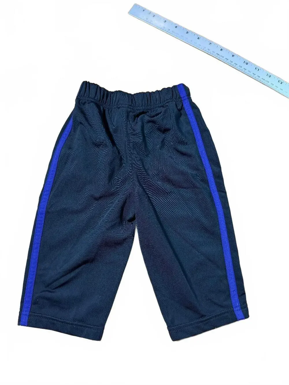Y2k 90s Black With Purple Stripe Nike Athletic Sweat Pants 12M